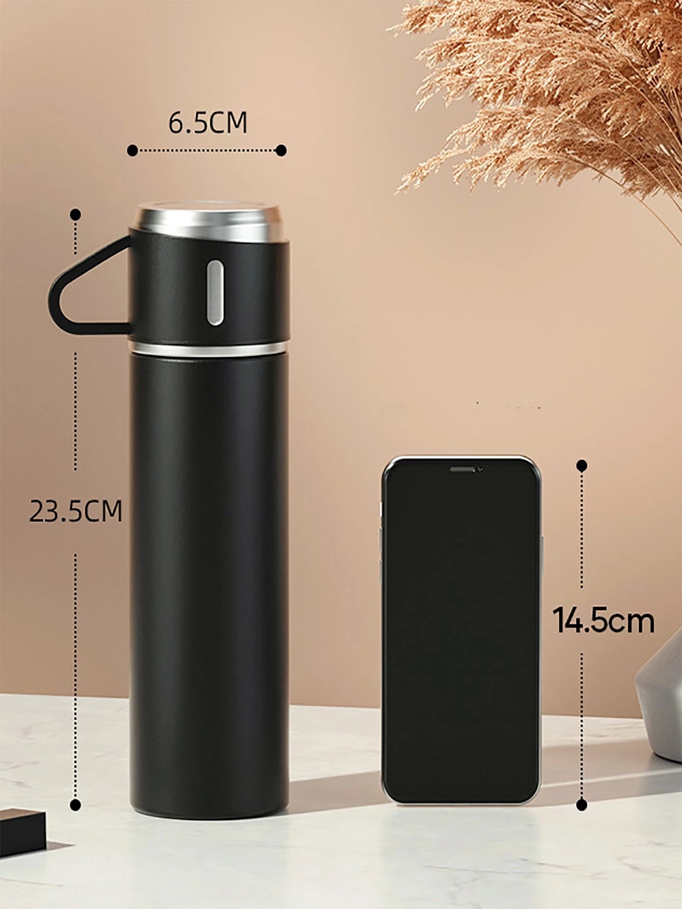 Termo De Acero Inoxidable Con Vasos