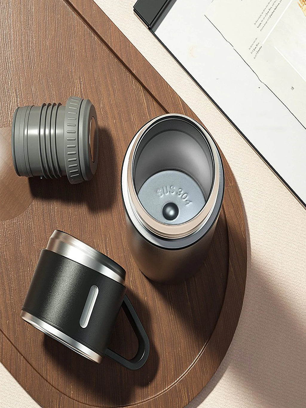 Termo De Acero Inoxidable Con Vasos