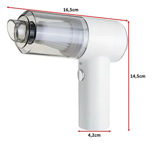 Sopladora y aspiradora portatil recargable